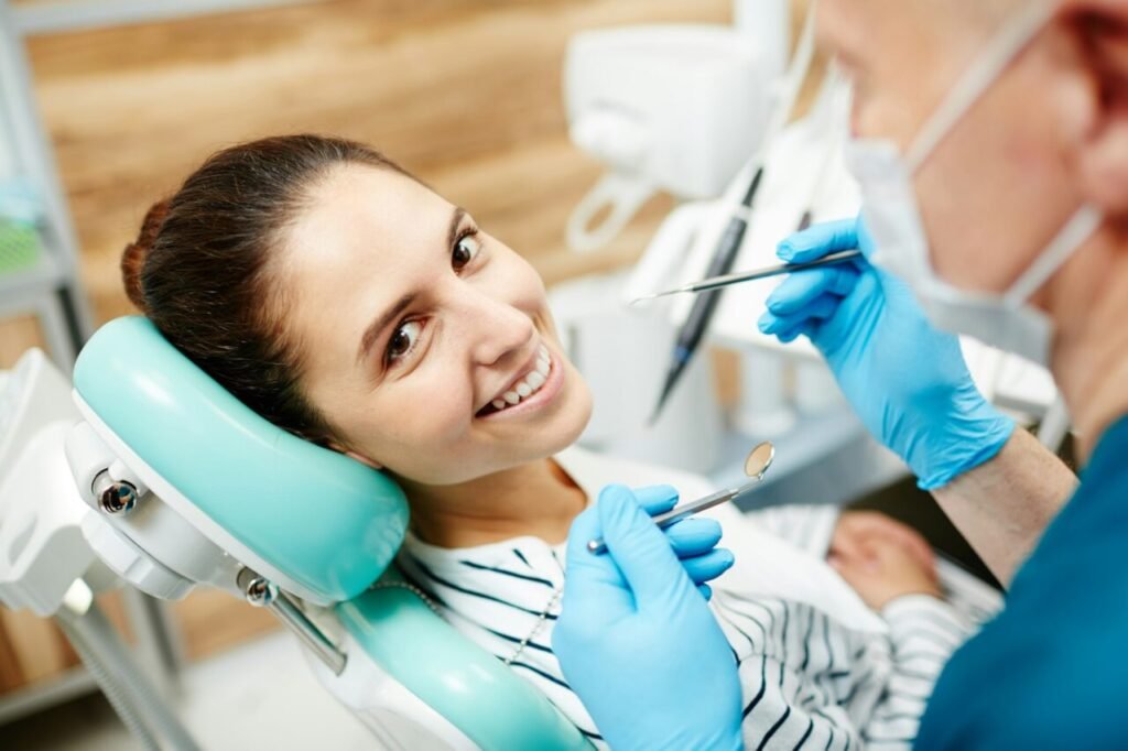 Fixing chipped worn and uneven teeth at a Houston dental checkup